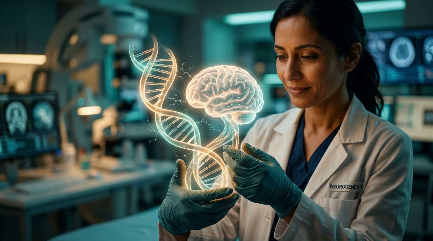 Neurogenetic & Metabolic Disorders - abstract neural pattern representing neurogenetic evaluation, Kurnool